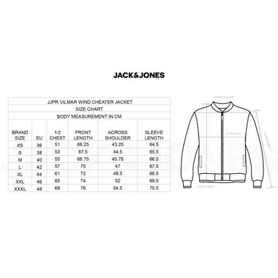 Jack&Jones Vilmar Windcheater Jacket - Black - Unisex
